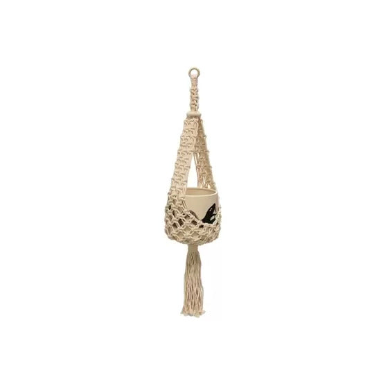 Macrame Plant Holder Natural