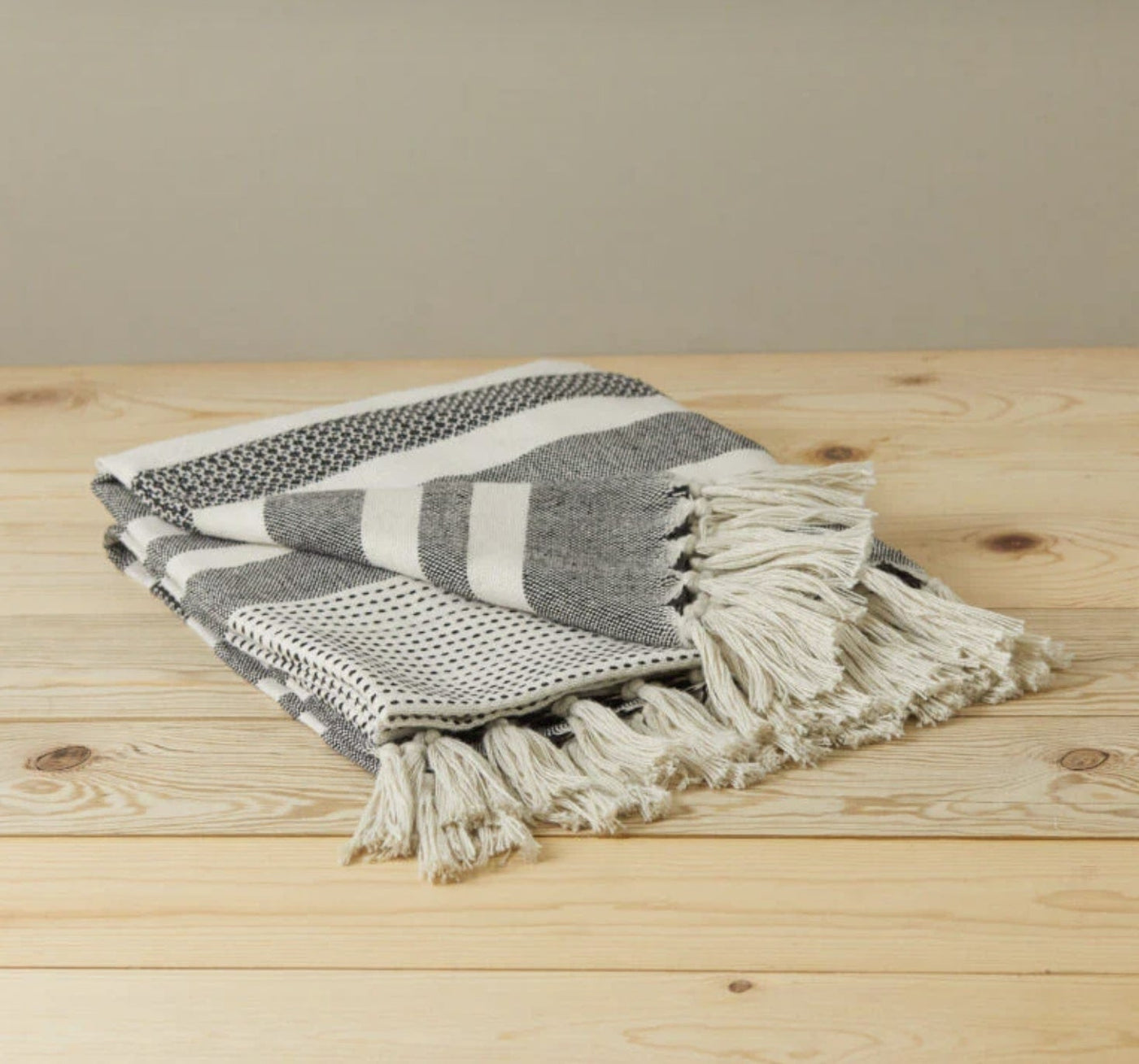 Keni Recycled Throw, Ivory