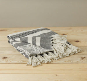 Keni Recycled Throw, Ivory