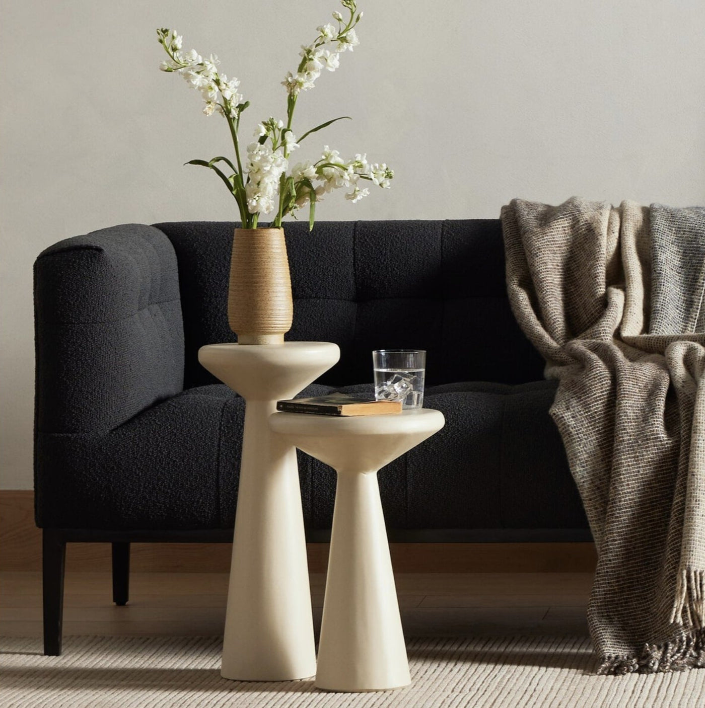 Ravine Concrete Accent Tables Set of 2 | California 89