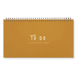 To Do Simple Weekly Planner / Saffron