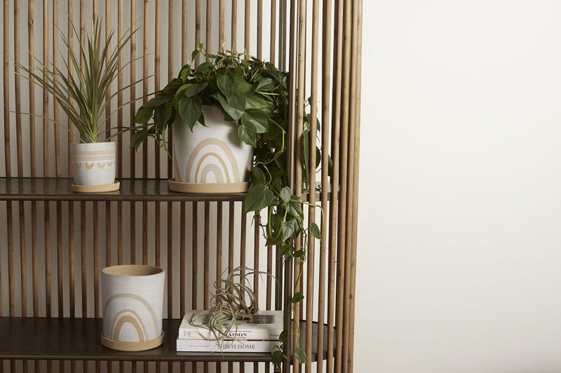 Symbol Pot Rainbow White Tan | California 89