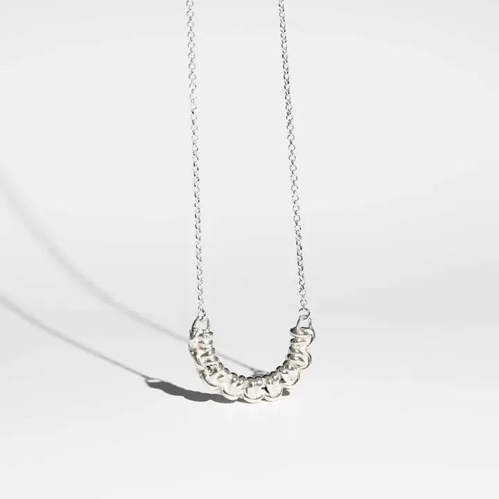 Curve Pendant Necklace Silver | California 89