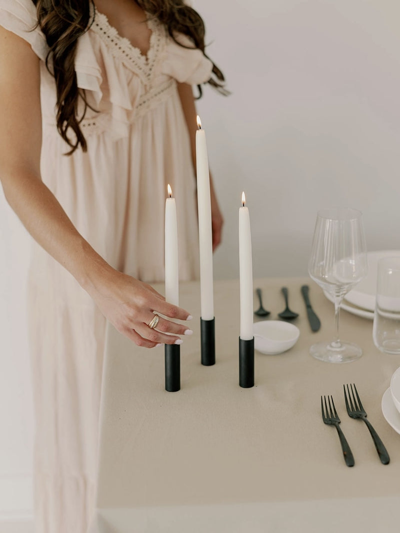 100% Beeswax Tapered Candle