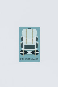 Small Sticker, Backpacker | California 89