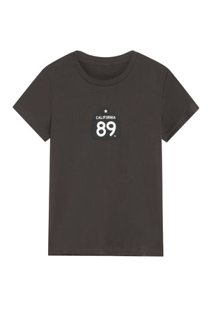 Women's Short Sleeve Shield and Bike T-shirt | California 89