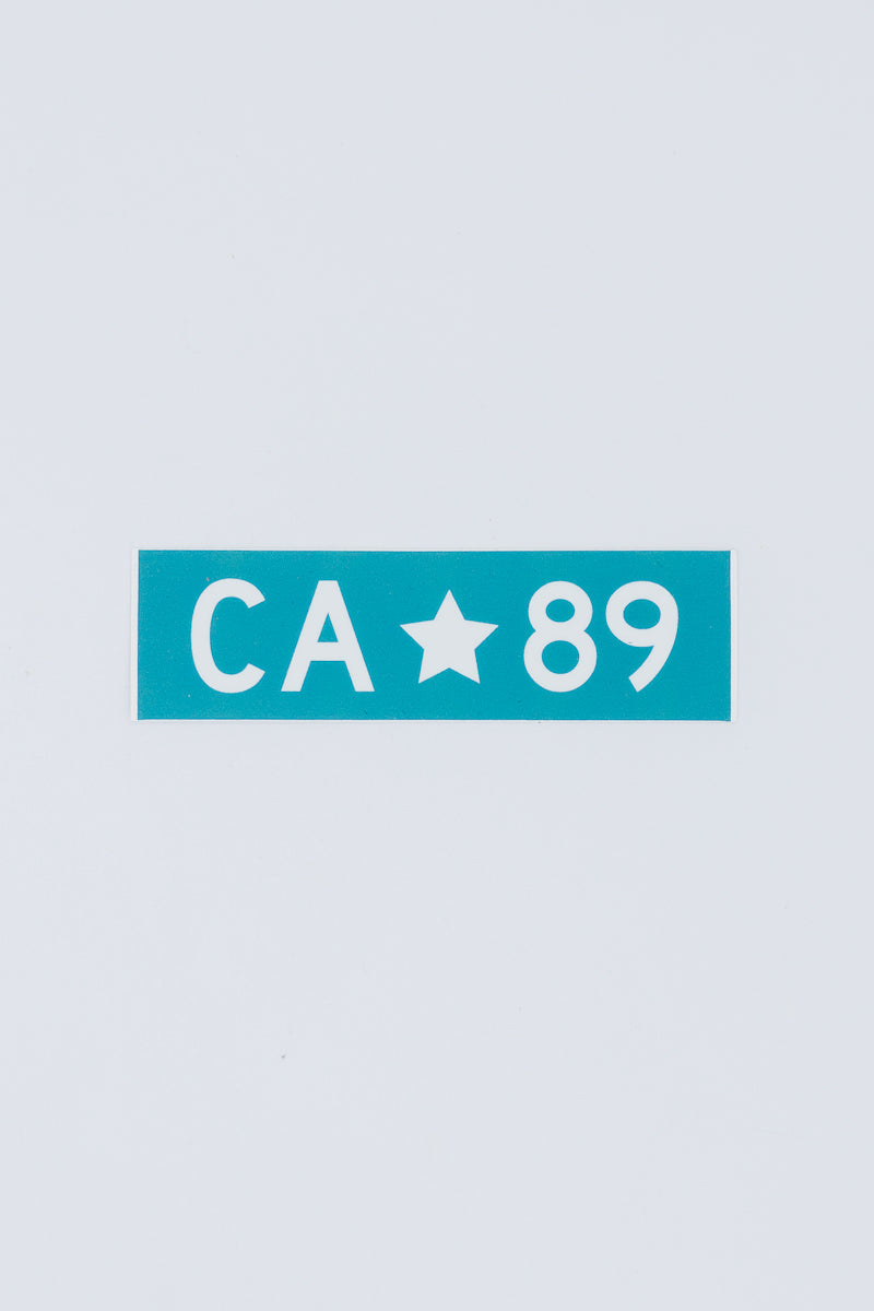 Small Sticker, CA89 Teal Box | California 89