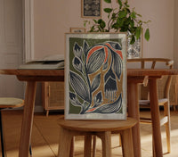 Wanderer Mid Century Art Print 11x14 | California 89