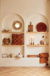 Velvet Round Handmade Pillow | California 89