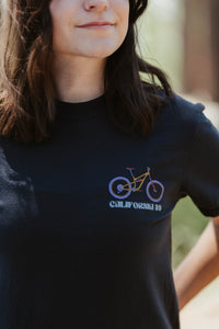 Unisex Short Sleeve Bike Truckee T-shirt | California 89