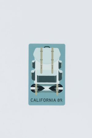 Small Sticker, Backpacker | California 89