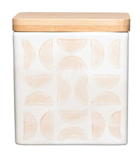 Stoneware Canister with Wood Top | California 89