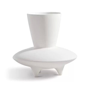 Pacific White Stoneware Vase