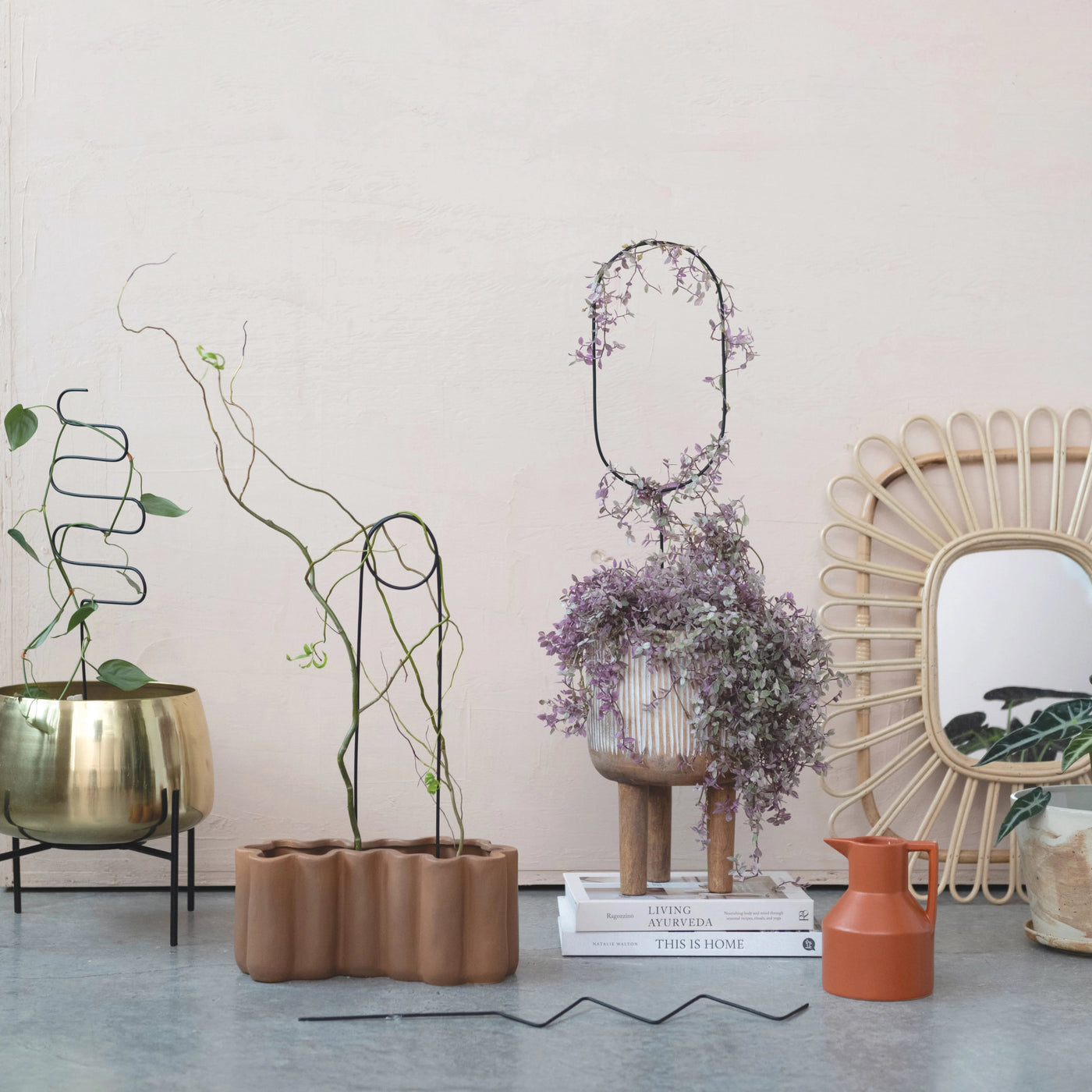 Metal Flower Trellis | California 89