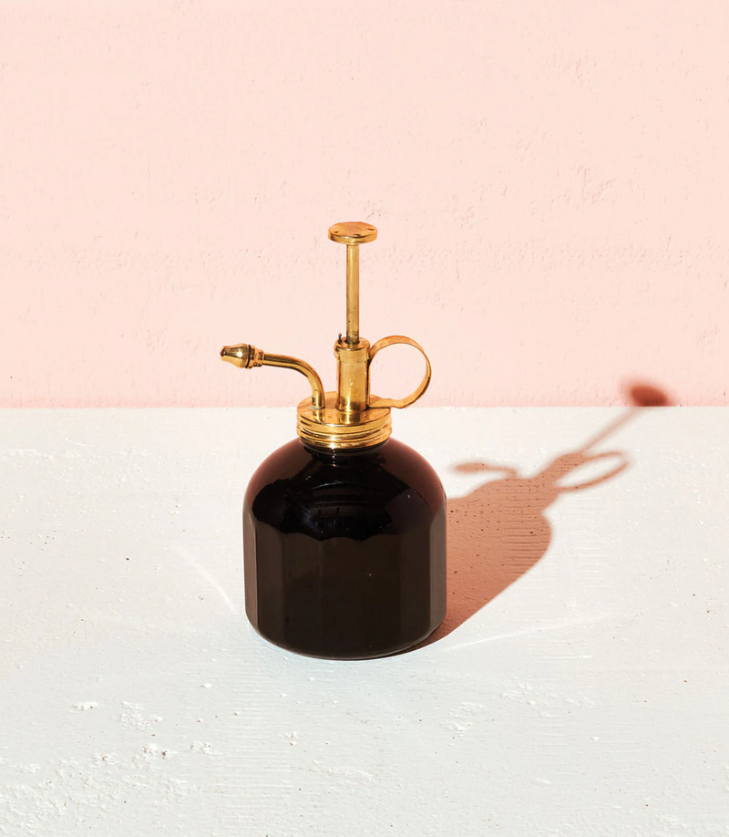 Brass & Glass Mister - Black