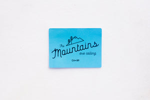 Mountains Are Calling Sticker | Outdoor Graphic Decal