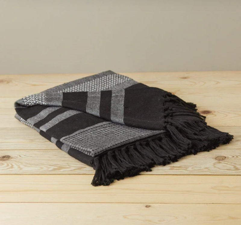 Keni Recycled Throw, Black