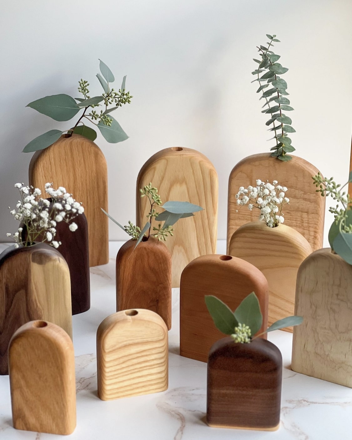 Organic Wood Alta Style Bud Vase | California 89