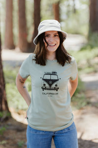 Women's Short Sleeve VW Bus T-shirt | California 89