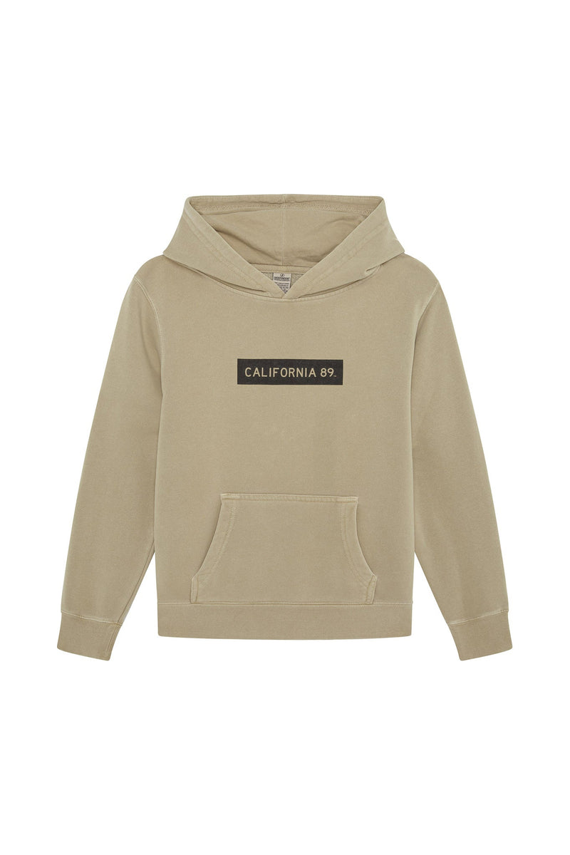 Kids California 89 Box Logo Hoodie | Youth Pullover Sweatshirt