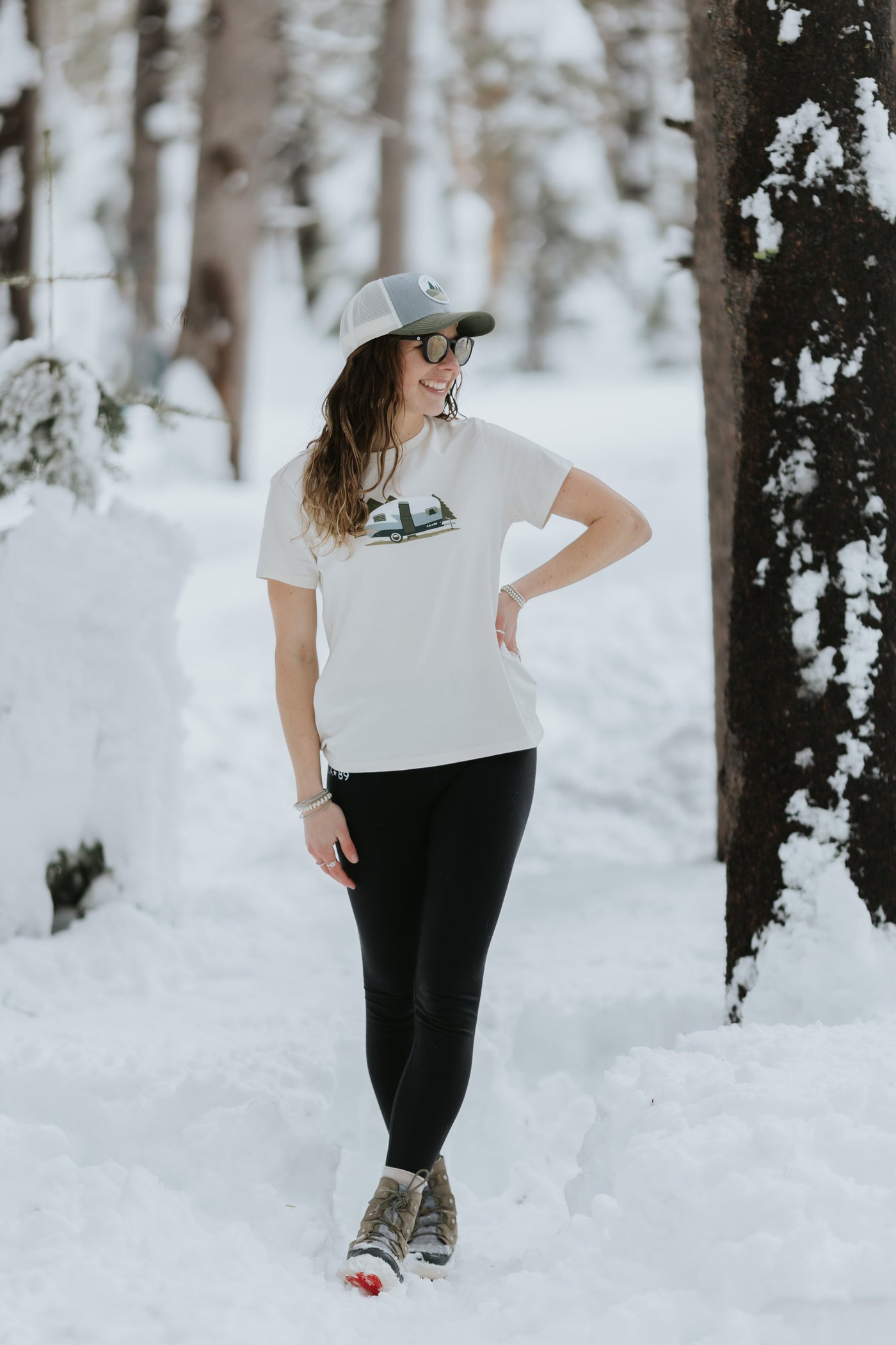 Women's Short Sleeve Camper T-shirt | California 89