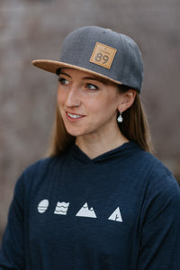 California 89 Wool & Cork Snapback Hat | Tahoe Hat by California 89, Truckee CA