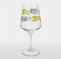 Atomic Acrylic Stemmed Wine Glass Set of 4 | California 89