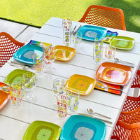Atomic Acrylic Stemmed Wine Glass Set of 4 | California 89