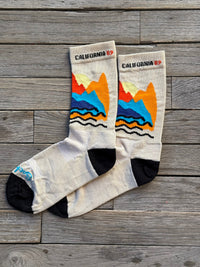 Retro Mountain Bike Socks | California 89