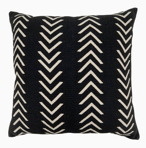 Throw Pillow with Chevron Design