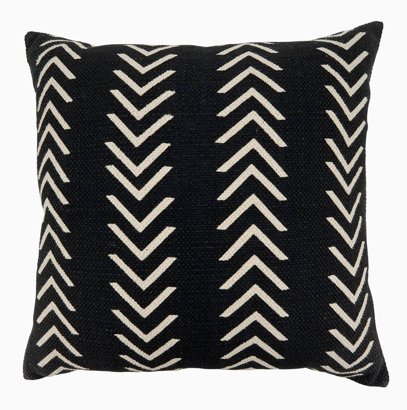 Throw Pillow with Chevron Design
