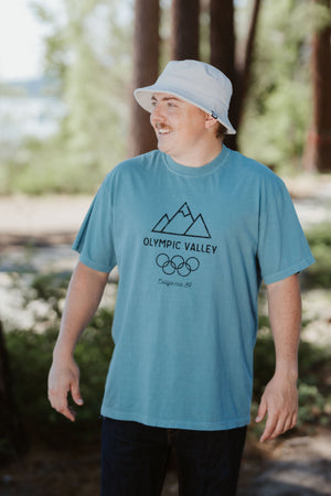 Unisex Short Sleeve Olympic Valley T-shirt | California 89