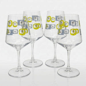 Atomic Acrylic Stemmed Wine (Set of 4)