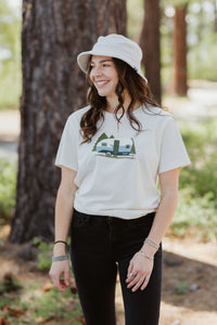 Women's Short Sleeve Camper T-shirt | California 89