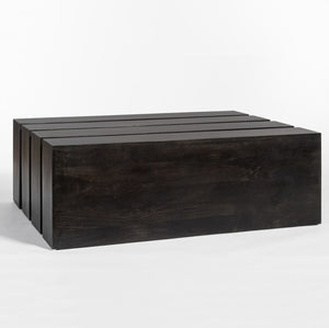 Carson Coffee Table, Dark Ebony Mango Wood 54"W x 40"D x 18"H