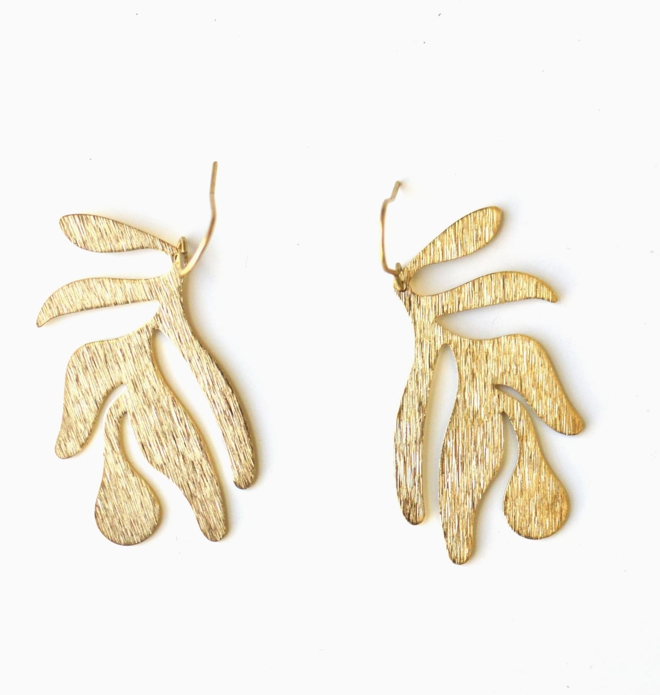 Abstract Leaf Earring