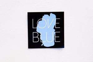 Love Blue Sticker | California 89 Graphic Decal