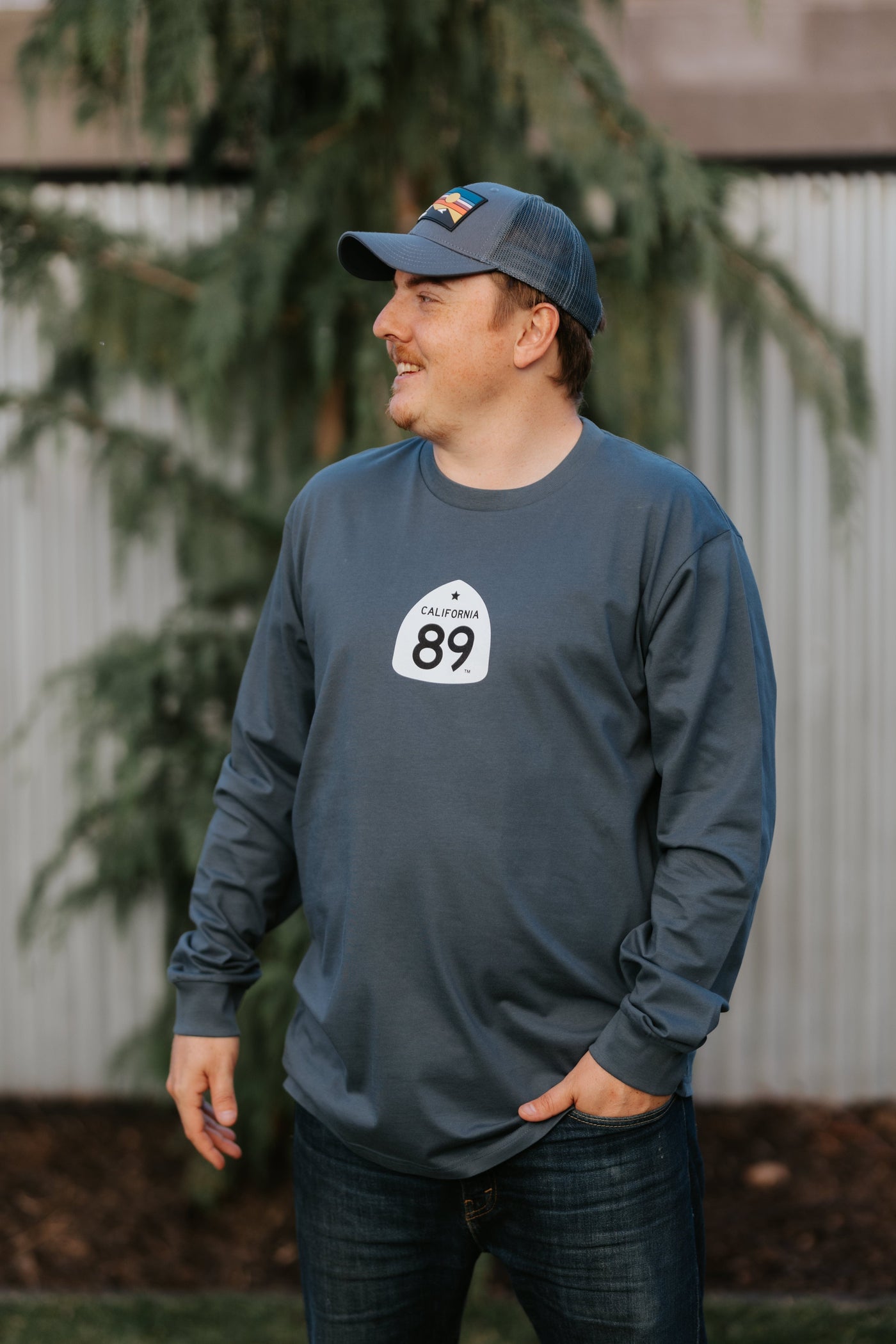 Men's CA89 Mountain Long Sleeve T-shirt | California 89