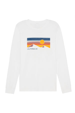 Men's Sky and Mountain Long Sleeve T-shirt | California 89