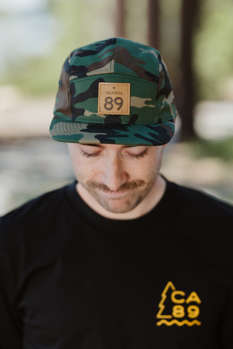 California 89 5 Panel Strapback Hat | California 89