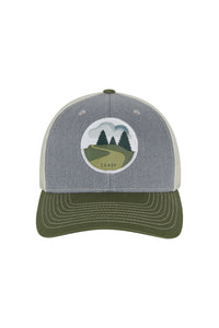 Trucker Hat with Winding Road Patch | California 89