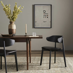 Franco Upholstered Dining Chair - Black