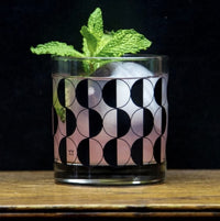 Partial Eclipse Rocks Glass