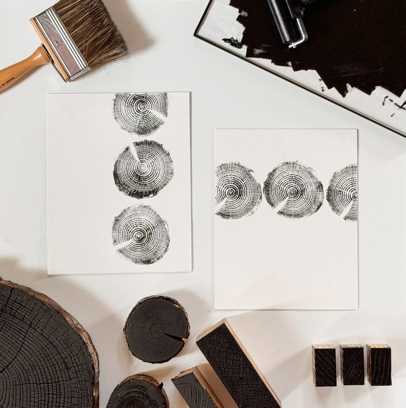 8 x 10 Stump Prints