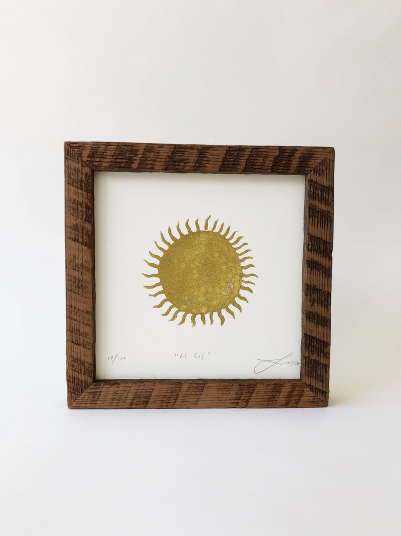 8" x 8" Reclaimed Wood Gallery Frame
