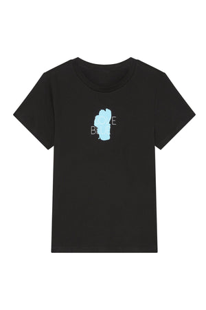 Women's Short Sleeve Love Blue T-shirt | California 89