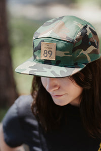 5 Panel Strapback Hat | California 89