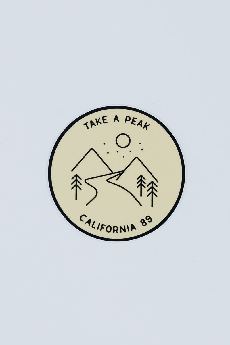 Small Sticker, Take a Peak | California 89