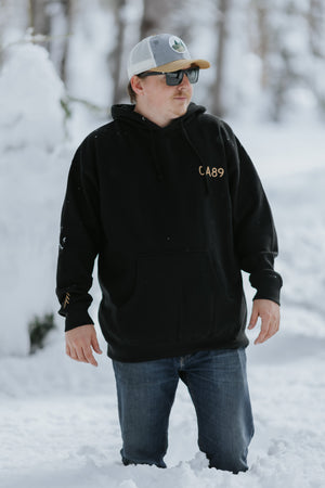 Unisex Hoodie with CA89 and Tree on Sleeve | California 89