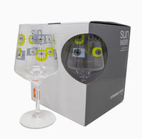 Atomic Acrylic Stemmed Wine Glass Set of 4 | California 89